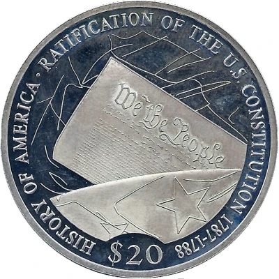 20 Dollars Ratification of the U.S. Constitution back