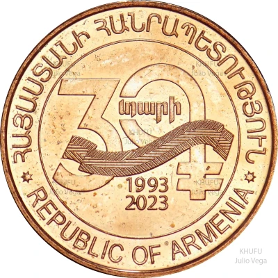 20 Dram Armenian Dram front