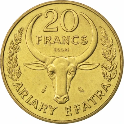 20 Francs Essai back