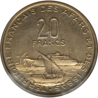 20 Francs Essai back