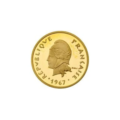 20 Francs Gold Piedfort front