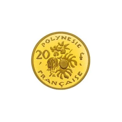 20 Francs Gold Piedfort back