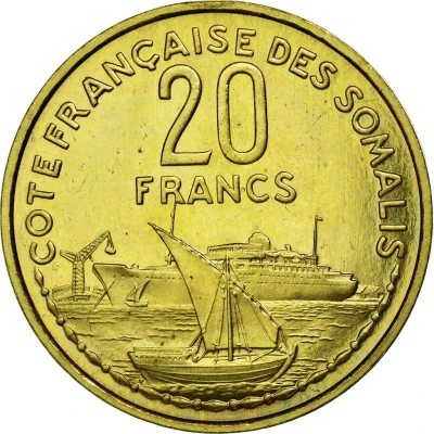 20 Francs Piedfort Essai back