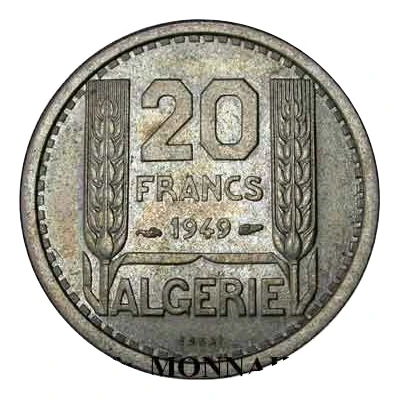 20 Francs Piedfort Essai back