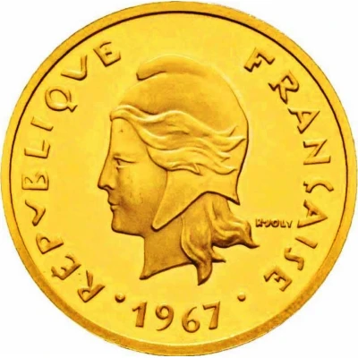 20 Francs Piedfort gold front