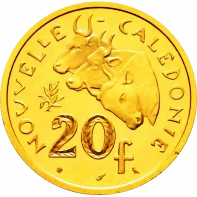 20 Francs Piedfort gold back