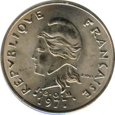 20 Francs with IEOM; Magnetic front