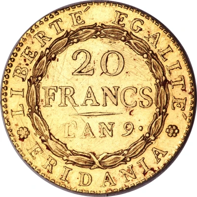 20 Francs back