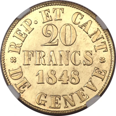 20 Francs back