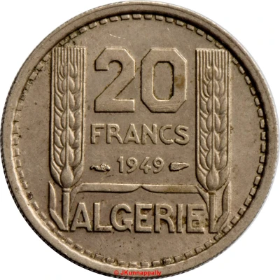 20 Francs back