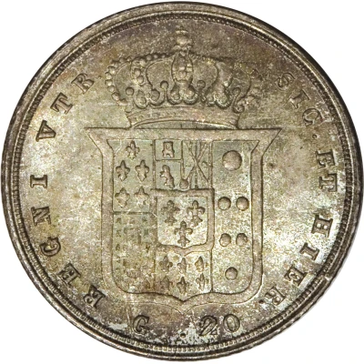 20 Grana - Ferdinando II back