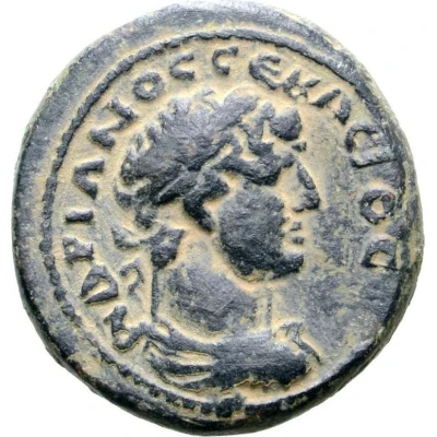 Æ20 - Hadrianus ΦΙΛΑΔΕΛΦΕΩΝ; Philadelphia, Syria front