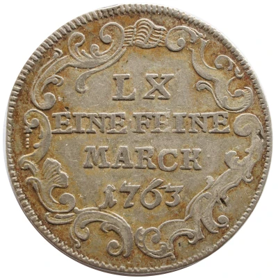 20 Kreuzers - Henry VIII of Bibra back