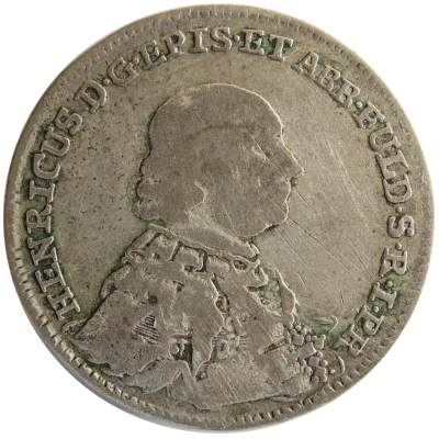 20 Kreuzers - Henry VIII of Bibra front