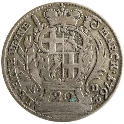 20 Kreuzers - Henry VIII of Bibra back