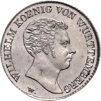 20 Kreuzers - William I front