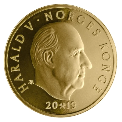 20 Kroner - Harald V Gustav Vigeland front