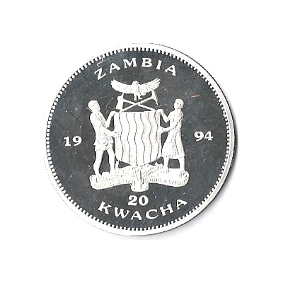 20 Kwacha 1994 Olympics front