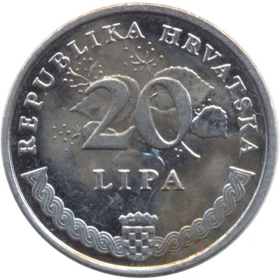 20 Lipa Croatian text front