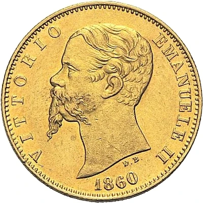 20 Lire - Victor Emmanuel II Bologna front