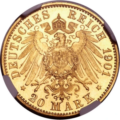 20 Mark - Frederick I back