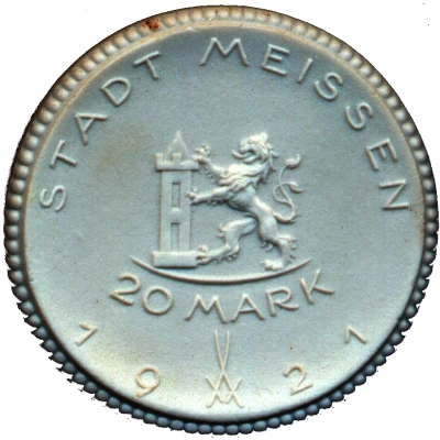 20 Mark - Meissen front