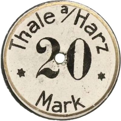 20 Mark - Thale am Harz ND front