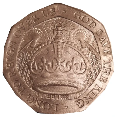 20 Pence - Charles III Coronation back