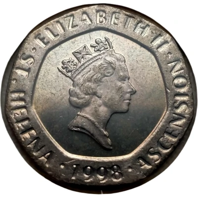 20 Pence - Elizabeth II 3rd portrait front