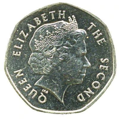 20 Pence - Elizabeth II 4th portrait front