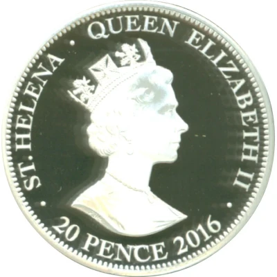 20 Pence - Elizabeth II Golden Guinea front