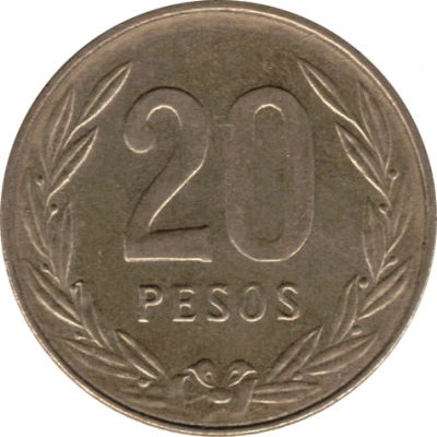 20 Pesos back