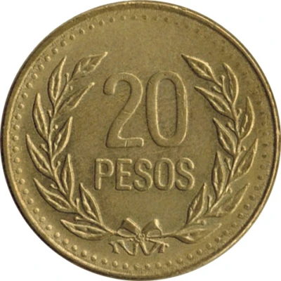 20 Pesos back