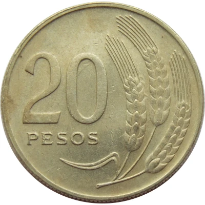 20 Pesos back