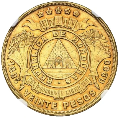 20 Pesos front