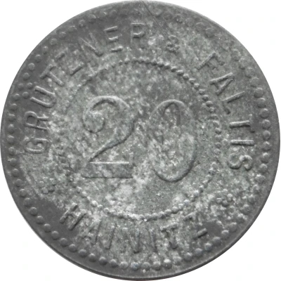 20 Pfennigs - Hainitz (Grützner and Faltis) ND front