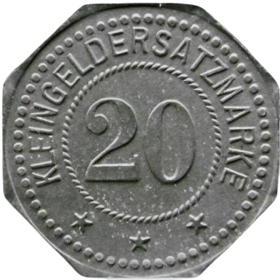 20 Pfennigs - München (E.Mühlthaler Kunstdruckerei A.-G.) ND back