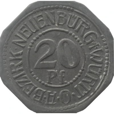 20 Pfennigs - Neuenbürg front