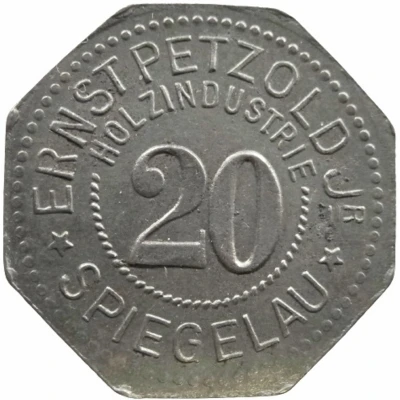 20 Pfennigs - Spiegelau (Ernst Petzold Jr. Holzindustrie) ND front