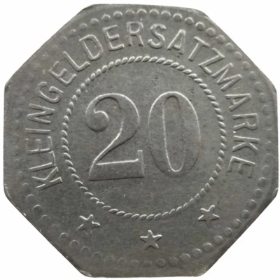 20 Pfennigs - Spiegelau (Ernst Petzold Jr. Holzindustrie) ND back