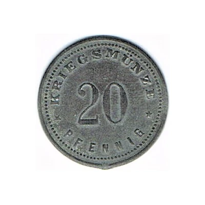 20 Pfennigs - Viechtach back