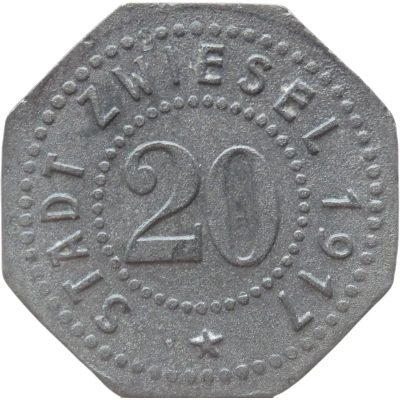 20 Pfennigs - Zwiesel front