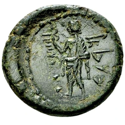 Æ20 Ptolemy VI and Marathos 169 BC - 168 BC back