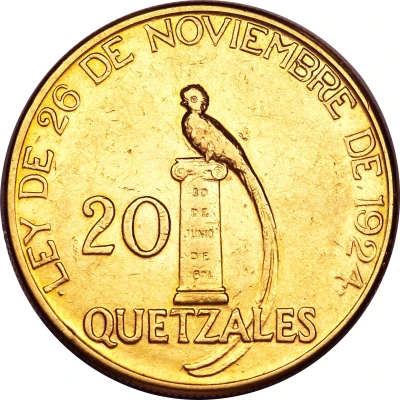 20 Quetzales back