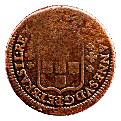 20 Réis - João V Province of Minas Gerais; Crown with 4 Arches; Lisbon front