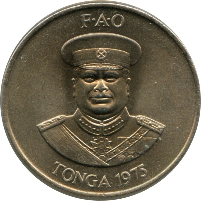 20 Seniti - Taufa'ahau Tupou IV FAO front