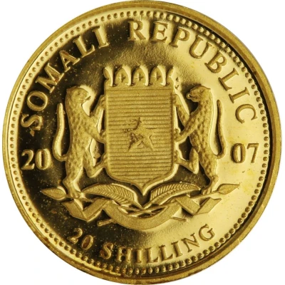 20 Shillings Elephant front