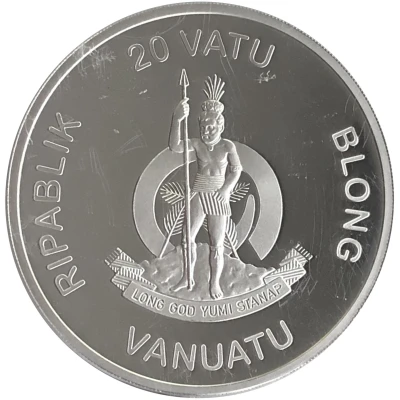 20 Vatu Charlemagne front