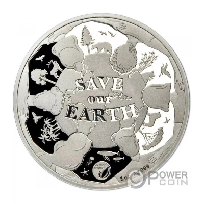 20 Vatu Save Our Earth back