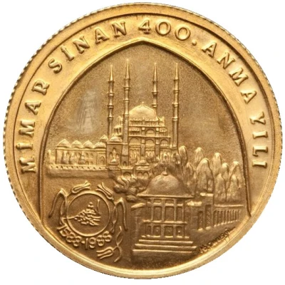 200 000 Lira Architect Sinan back